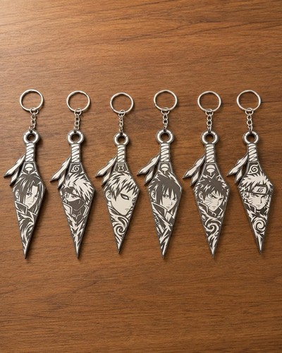 Naruto kunai keychain - kunai,